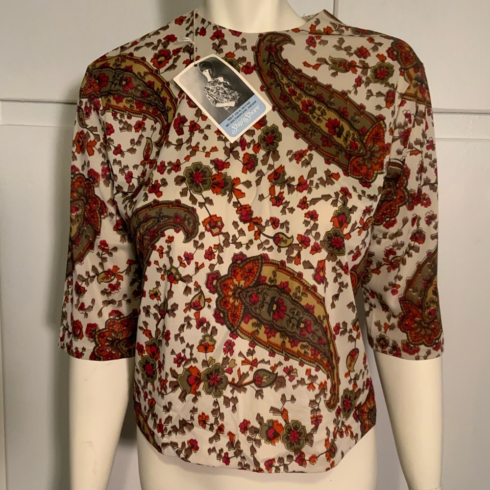 NWT Vintage Ship’n Shore Pack-It Blouse